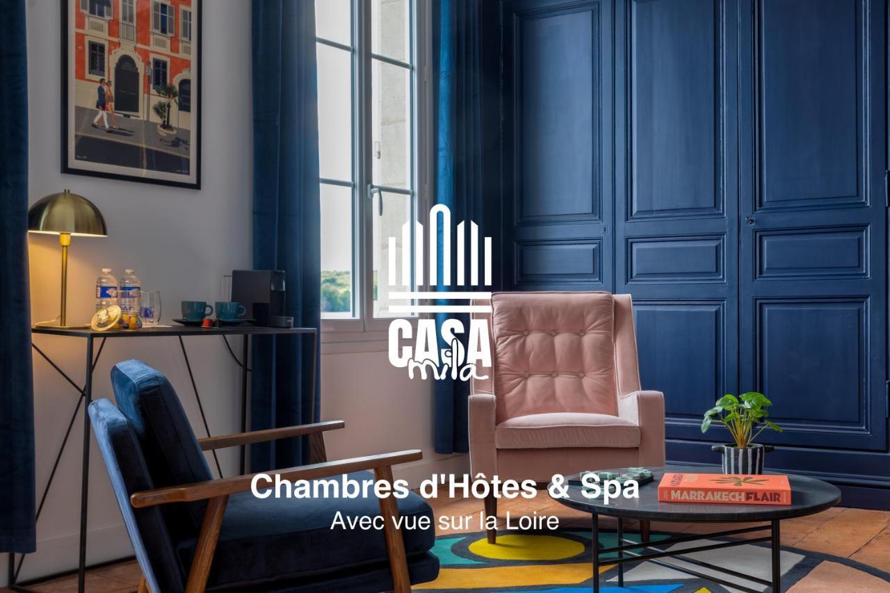Casa Mila & Spa - Maison D'Hotes Raffinee Vue Loire, Spa & Piscine Saint-Mathurin  Εξωτερικό φωτογραφία